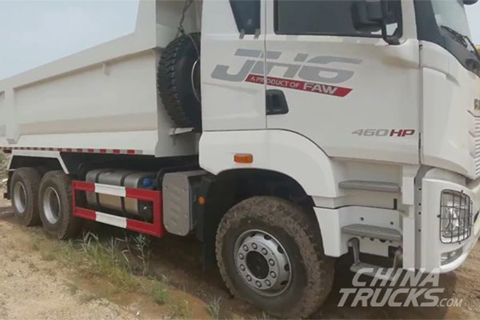 FAW Jiefang Jh6 benne 6x4 460 ch — camion benne 6x4, photo 2