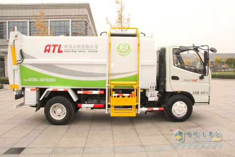 Foton Ollin CTX benne à ordures 4x2 141 ch — camion benne à ordures 4x2, photo 3