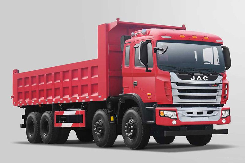 JAC K3W benne 8x4 350 ch — camion benne 8x4, photo 1
