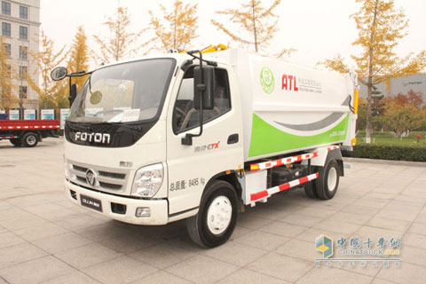Foton Ollin CTX benne à ordures 4x2 141 ch — camion benne à ordures 4x2, photo 4